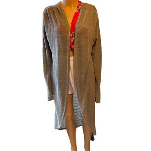 Long Line Lightweight Cardigan Women Size L